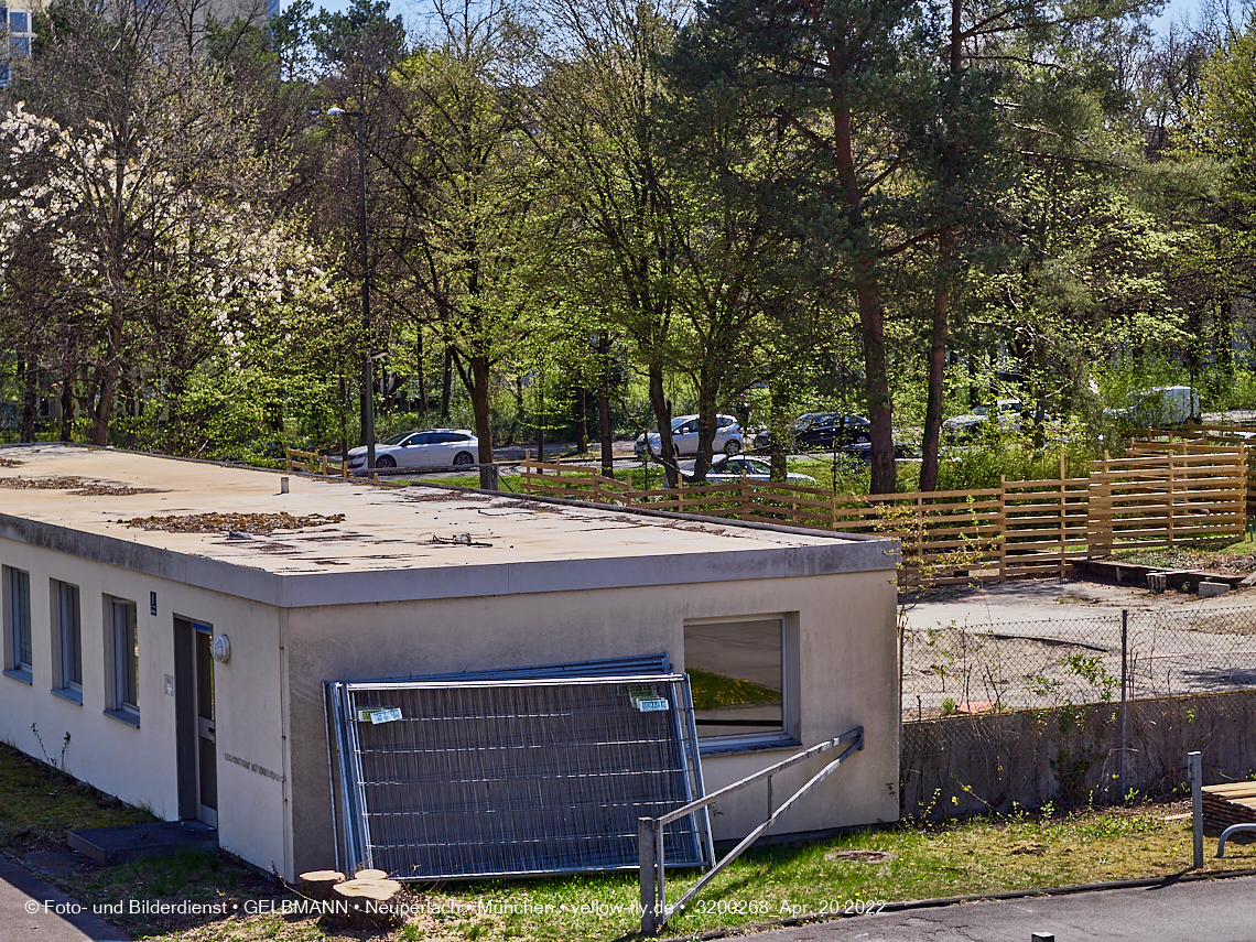 20.04.2022 - Baustelle am Haus für Kinder in Neuperlach